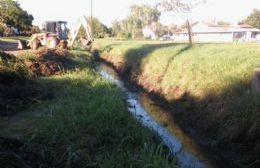 El Municipio intensifica la limpieza de canales de desagüe